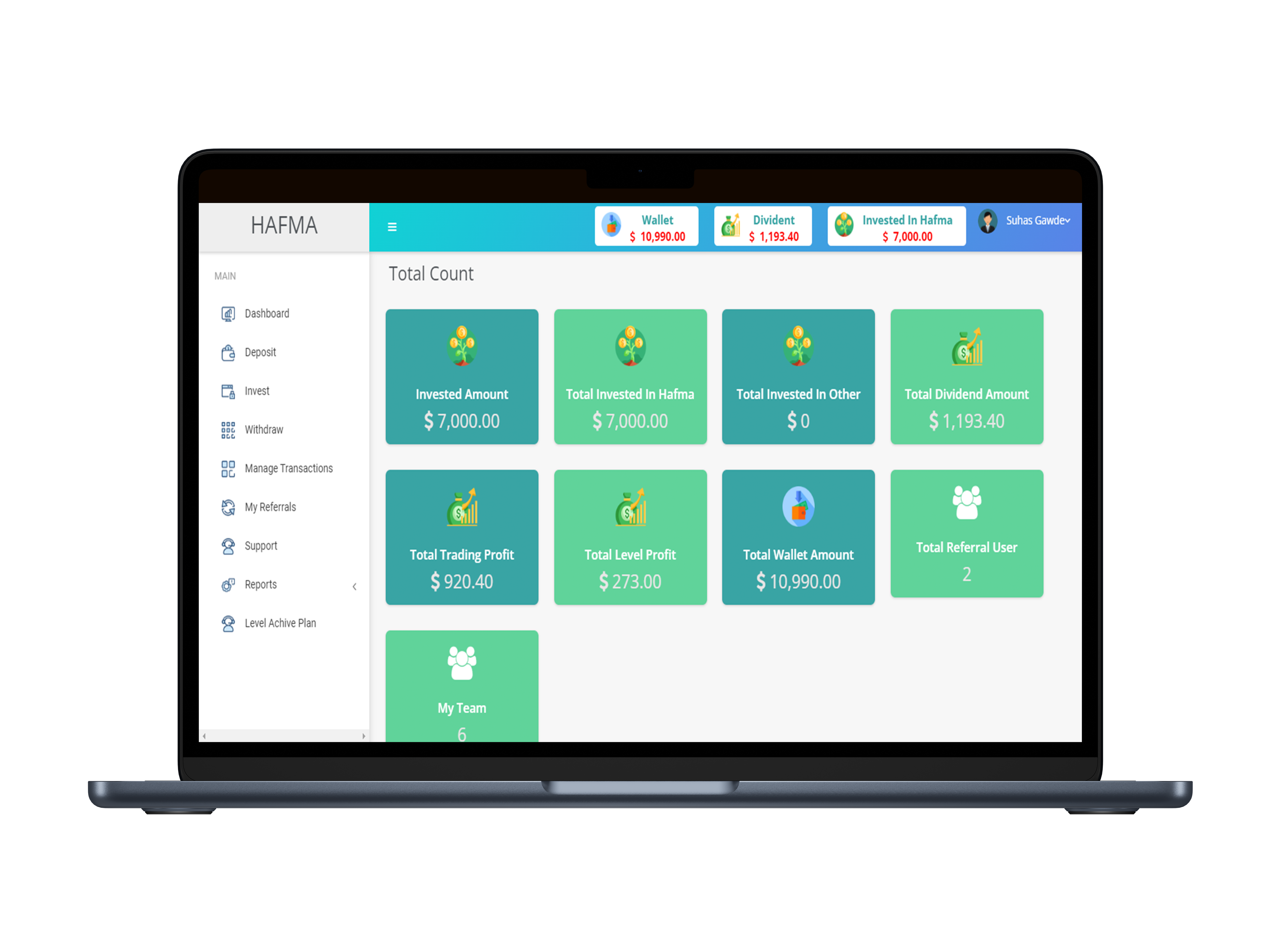 User Dashboard